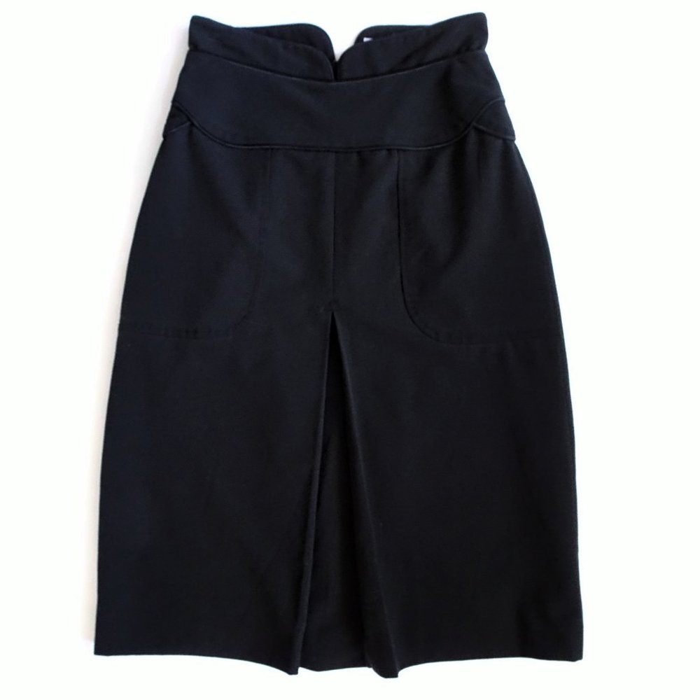 Alvin Valley Black Midi Skirt